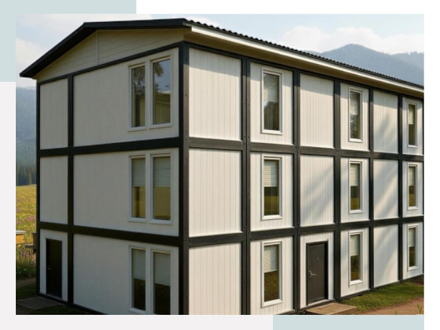 Модульные общежития в Заинске