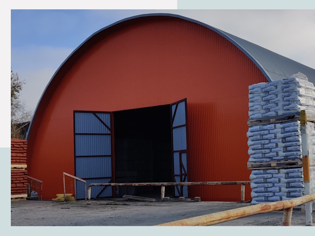 Полукруглые ангары по цене от 610 руб. в Заинск