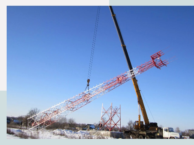 Строительство башен связи в Заинске от 610 руб.