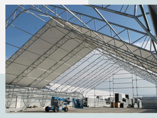 Каркасно-тентовые сооружения от СтальСтрой-Знс по цене 610 руб.