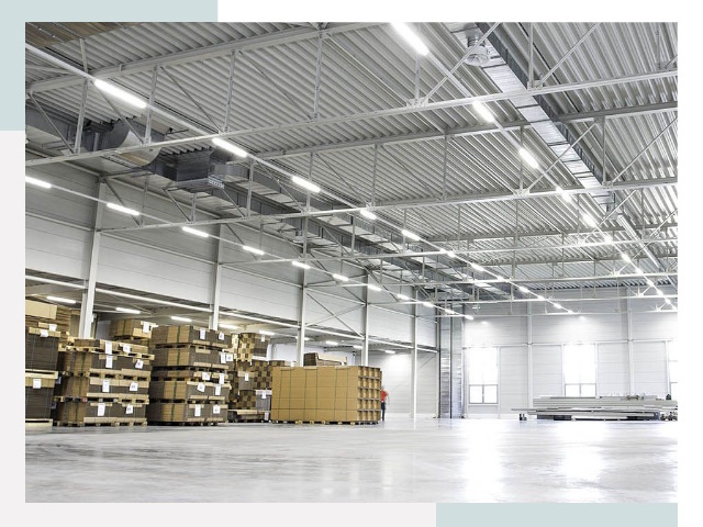 Освещение ангаров в Заинске