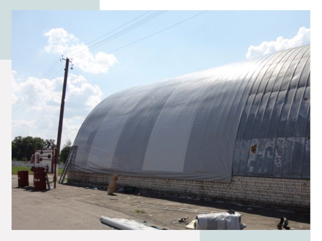 Ремонт ангаров в Заинске