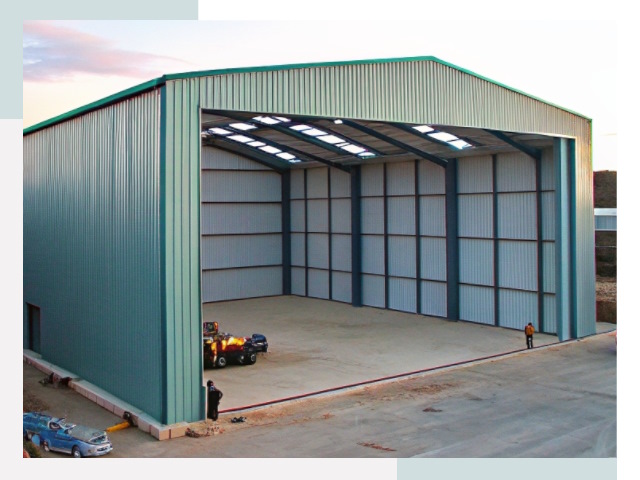 Строительство ангаров в Заинске