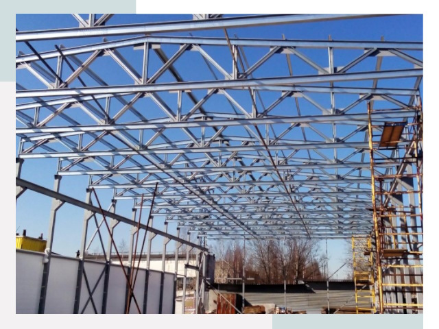 Металлокаркасы для складов в Заинске